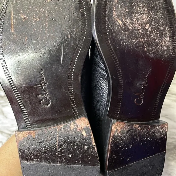 Cole Haan Becket Leather Oxford Dress Shoes Black Mens Size 8.5