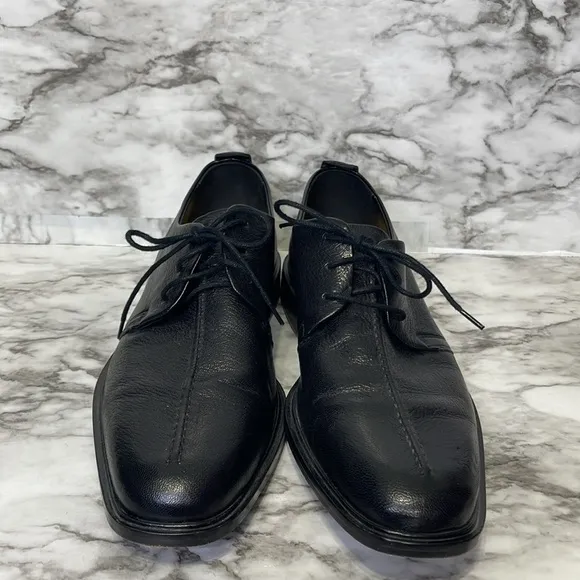 Cole Haan Becket Leather Oxford Dress Shoes Black Mens Size 8.5