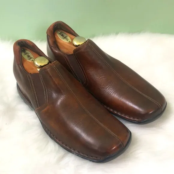 COLE HAAN Brown Casual Slip-On Shoes Men SZ 9M