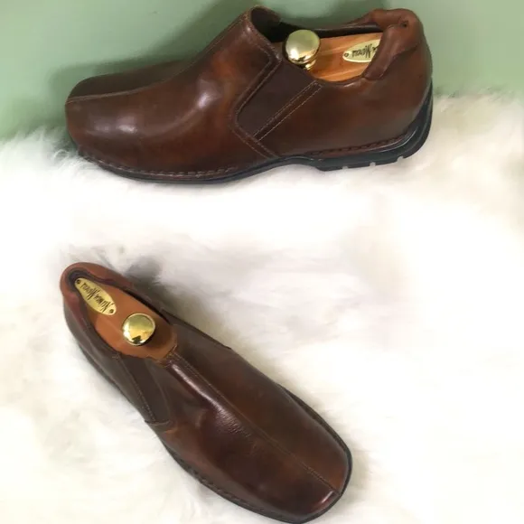 COLE HAAN Brown Casual Slip-On Shoes Men SZ 9M