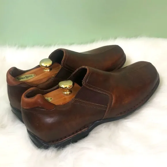 COLE HAAN Brown Casual Slip-On Shoes Men SZ 9M