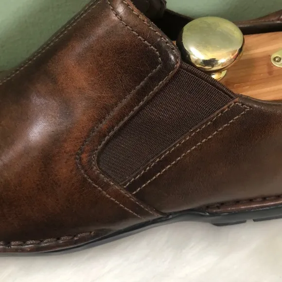 COLE HAAN Brown Casual Slip-On Shoes Men SZ 9M
