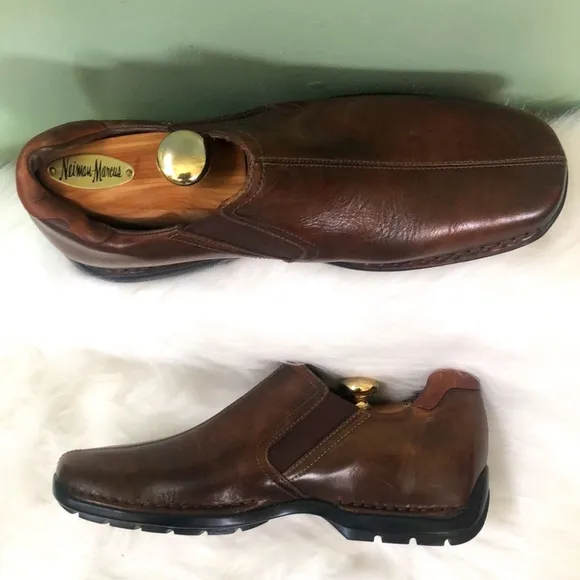 COLE HAAN Brown Casual Slip-On Shoes Men SZ 9M