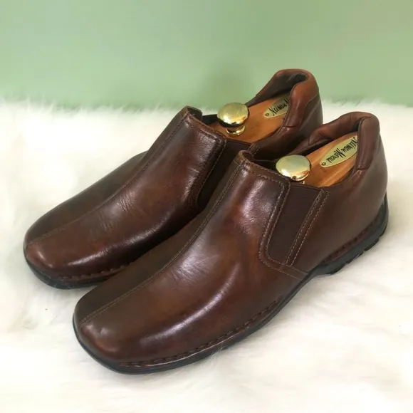 COLE HAAN Brown Casual Slip-On Shoes Men SZ 9M