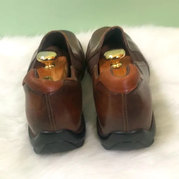 COLE HAAN Brown Casual Slip-On Shoes Men SZ 9M