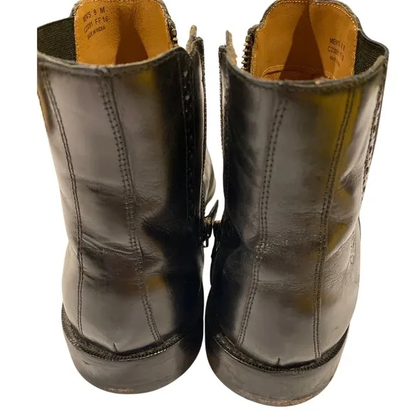 Cole Haan Chelsea Boots C23091 Mens Ankle Boots Leather Elastic Side Black 9