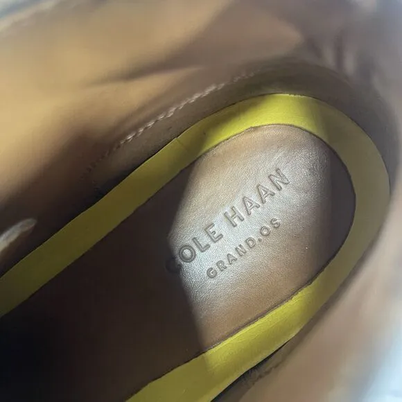 Cole Haan Chukka Boots Men's Size 9 1/2 M Zerogrand Grand.Os Brown/Green Lace