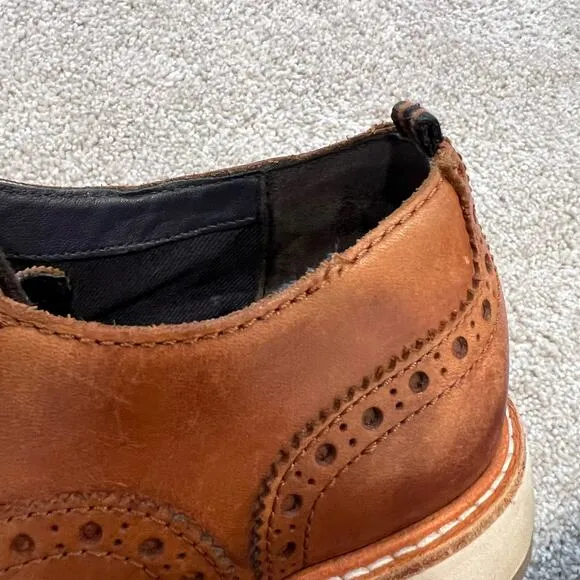 Cole Haan Grand OS Morris Brown‎ Wingtip Oxford Shoes Size 8.5 M