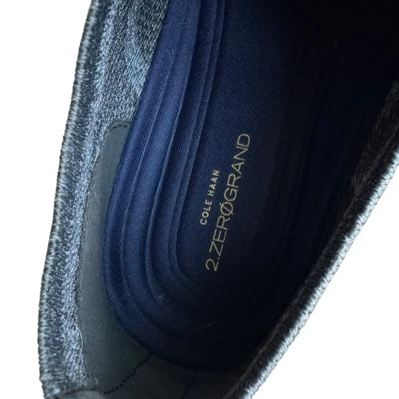 Cole Haan Men's Sz 10 1/2M  2.ZeroGrand Gray Oxford Wingtip Lace Comfort Shoes