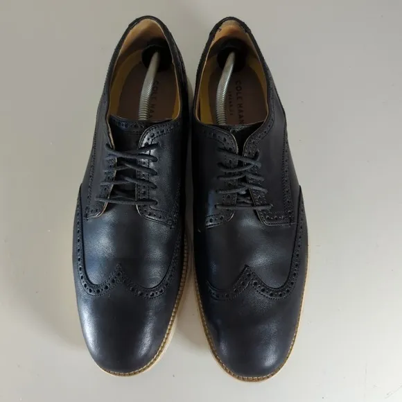 Cole Haan Original Grand Men's Wingtip Oxfords Dress Shoes Sz‎ 13 C20775 Black