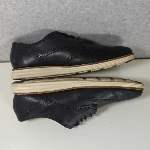Cole Haan Original Grand Men's Wingtip Oxfords Dress Shoes Sz‎ 13 C20775 Black