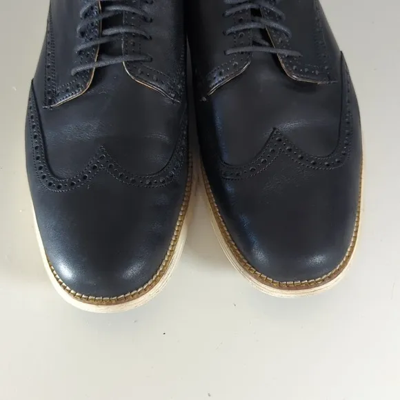 Cole Haan Original Grand Men's Wingtip Oxfords Dress Shoes Sz‎ 13 C20775 Black