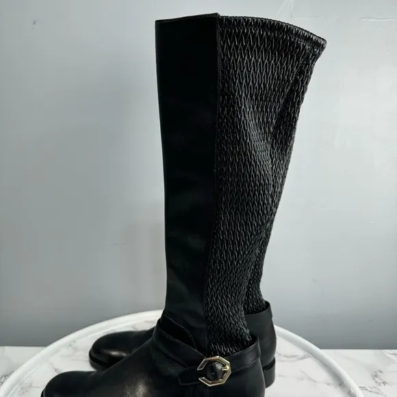 COLE HAAN Zerogrand Clover Knee High Boots sz 7 Leather # H778