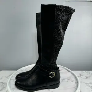 COLE HAAN Zerogrand Clover Knee High Boots sz 7 Leather # H778