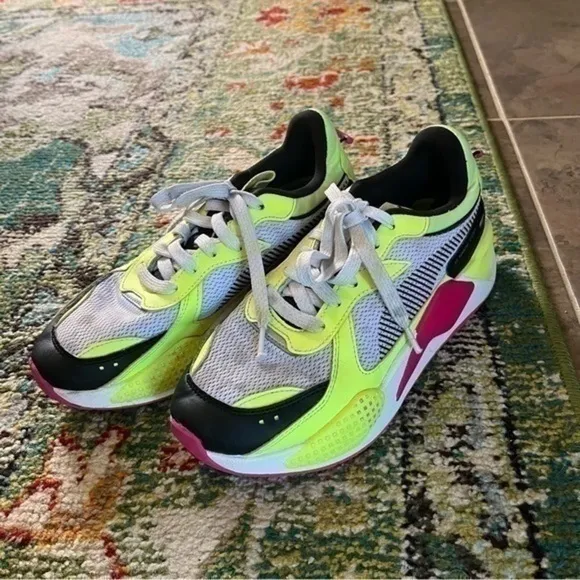 Colorful Puma RS-X athletic shoes
