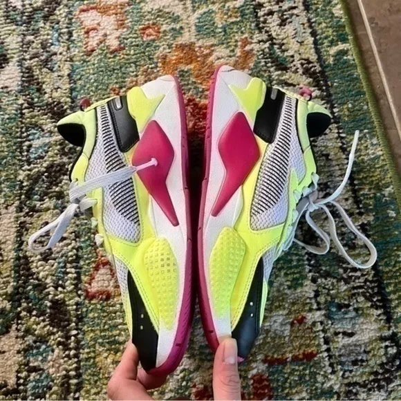 Colorful Puma RS-X athletic shoes