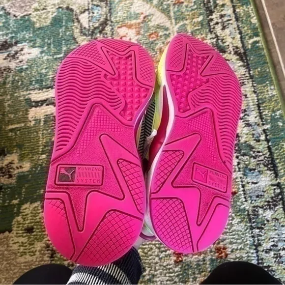 Colorful Puma RS-X athletic shoes