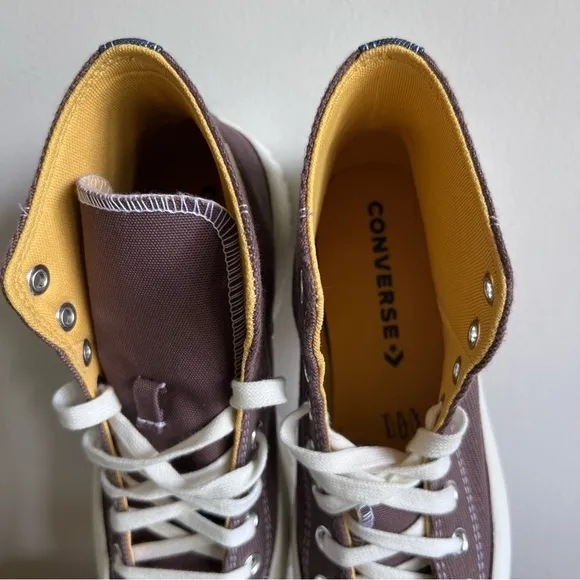 Converse All Star Lugged 2.0 Platform Denim Earthy Brown Unisex Shoe Size 9 or 7