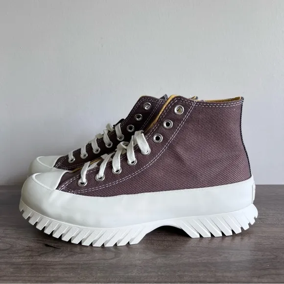 Converse All Star Lugged 2.0 Platform Denim Earthy Brown Unisex Shoe Size 9 or 7