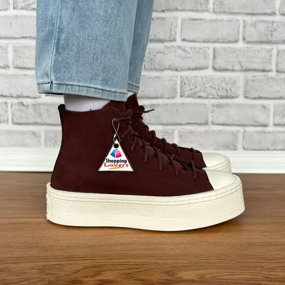 ⭐Converse Chuck Taylor All Star Lift Platform 8.5 Women Shoes Brown A06783C New