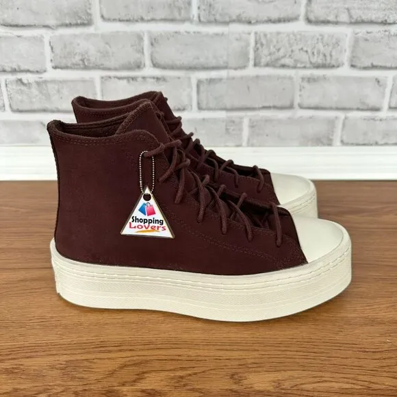 ⭐Converse Chuck Taylor All Star Lift Platform 8.5 Women Shoes Brown A06783C New