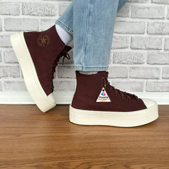 ⭐Converse Chuck Taylor All Star Lift Platform 8.5 Women Shoes Brown A06783C New