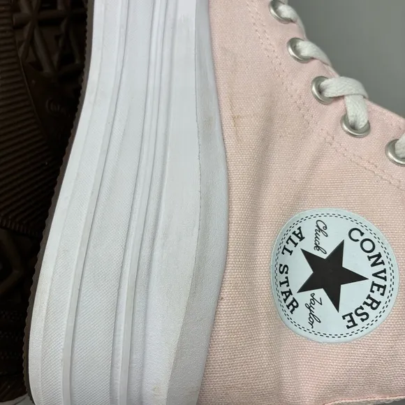 Converse Chuck Taylor All Star Lift Platform Youth GS 6 Pale Pink A03629C