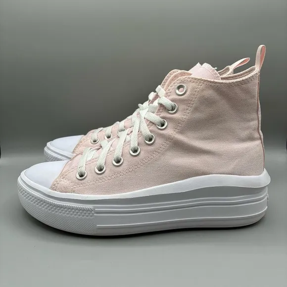 Converse Chuck Taylor All Star Lift Platform Youth GS 6 Pale Pink A03629C