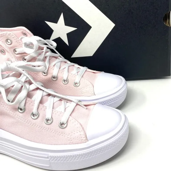 Converse Chuck Taylor Move Platform Canvas Pink Shoes Kid Women Sneakers A03629C