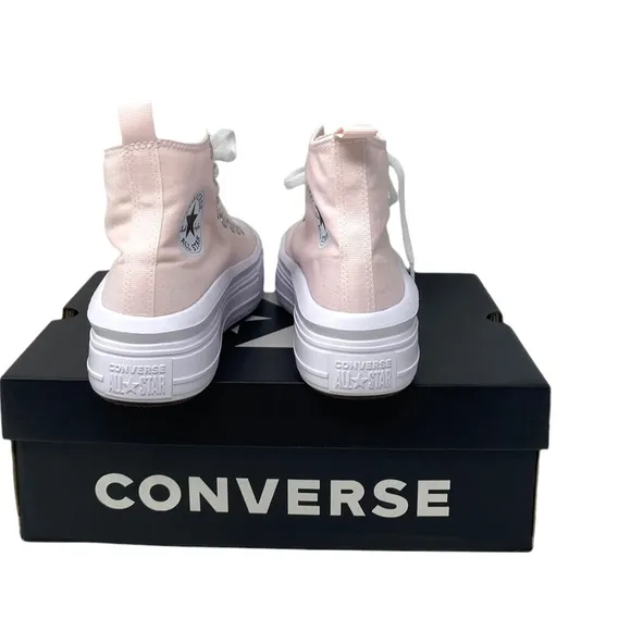 Converse Chuck Taylor Move Platform Canvas Pink Shoes Kid Women Sneakers A03629C