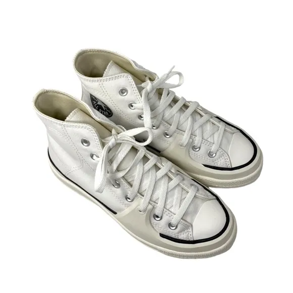 Converse Ctas Construct High Shoes Skate Women Size Casual White Canvas A02832C