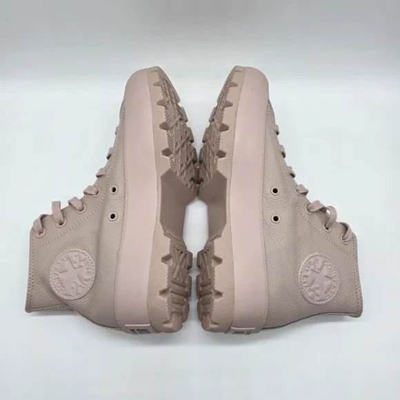 Converse CTAS Hi Lugged Mauve Monochrome Women's Platform Sneakers A03909C NWT
