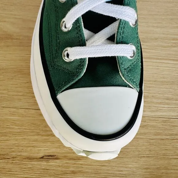 🤩Converse Run Star Hike Hi Sz 8 Men's Shoes Embroidered Flowers Green A11562C