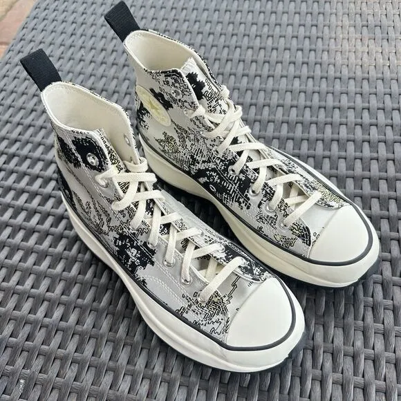 Converse Run Star Hike High Floral Fusion Men's Shoes 171399C Size 9.5