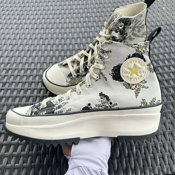Converse Run Star Hike High Floral Fusion Men's Shoes 171399C Size 9.5