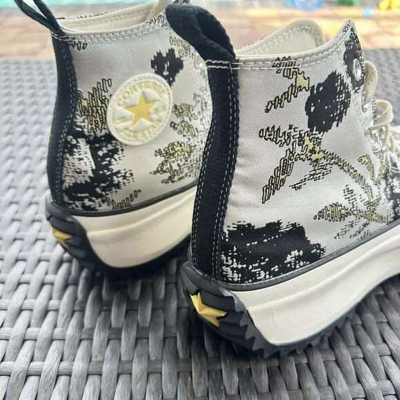 Converse Run Star Hike High Floral Fusion Men's Shoes 171399C Size 9.5