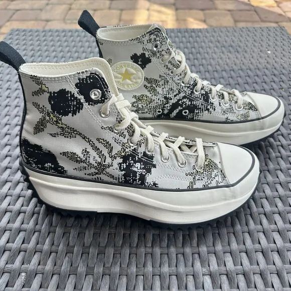 Converse Run Star Hike High Floral Fusion Men's Shoes 171399C Size 9.5
