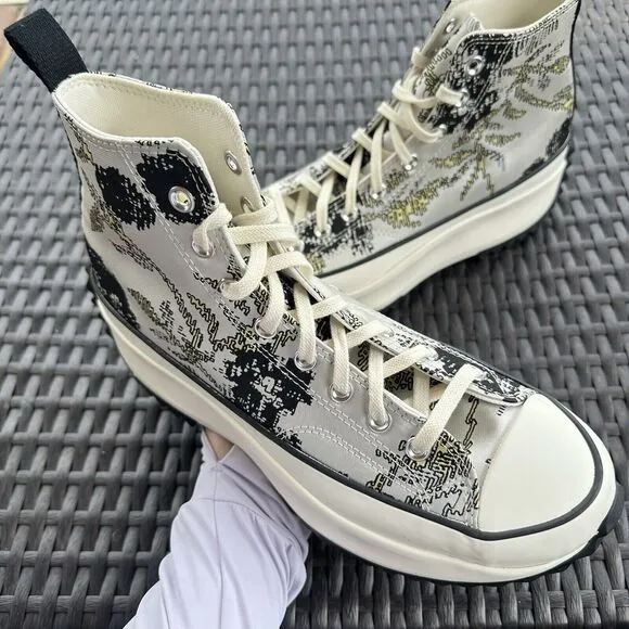 Converse Run Star Hike High Floral Fusion Men's Shoes 171399C Size 9.5