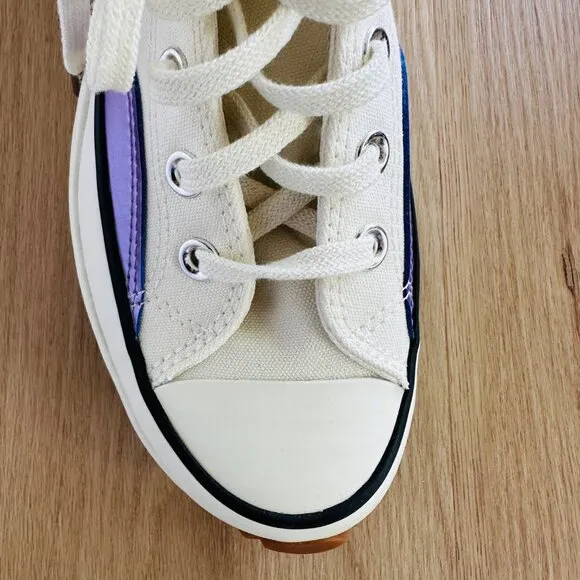 🤩Converse Run Star Hike Platform Chrome Sz 6.5 Men Shoes Beige Chunky A09796C
