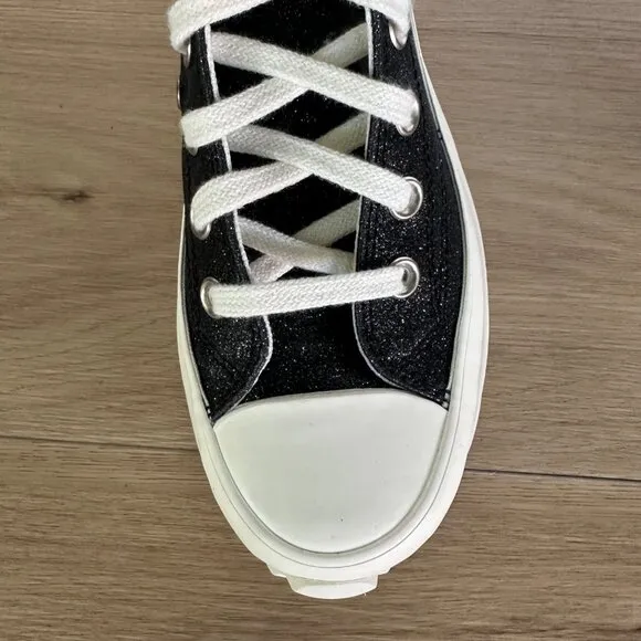 ⭐Converse  Run Star Hike Platform Glitter 5.5 Mens Shoes Sneakers Black A07947C