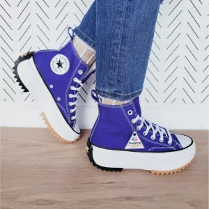 ⭐Converse Run Star Hike Platform High Sz 6.5 Women's Shoes Purple A09383C New⭐