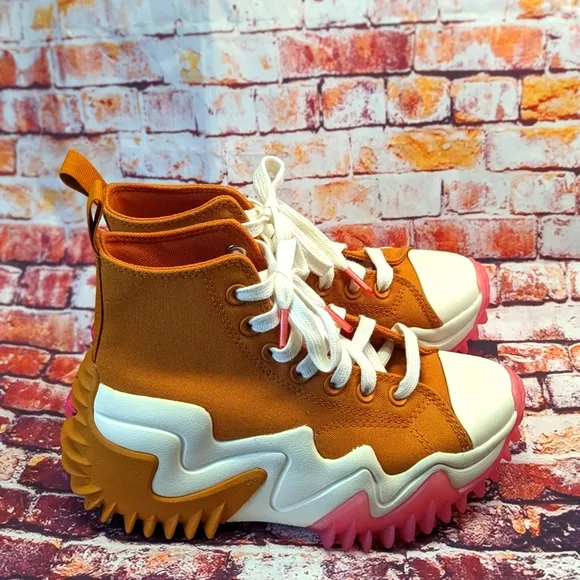 Converse Run Star Motion Future Comfort Wheat White Pink Shoes