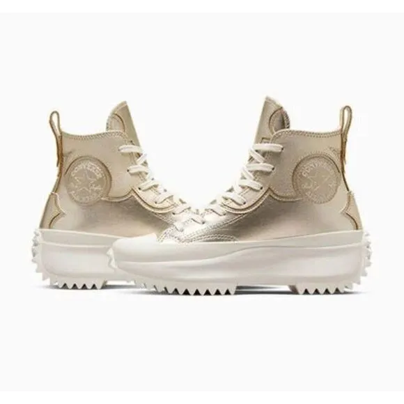 Converse Shoes Run Star Hike Hi Platform Western Gold‎ A10333C Women's Size 6.5