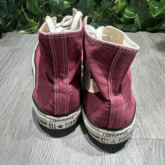 Converse Unisex CT All Star Hi 139784F Red Casual Shoes Sneakers Size Men 12