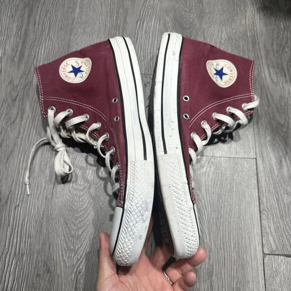 Converse Unisex CT All Star Hi 139784F Red Casual Shoes Sneakers Size Men 12