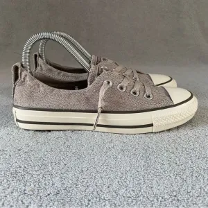 Converse Womens 6 All Star Shoreline Slip On Classic Comfort Shoes Taupe Gray