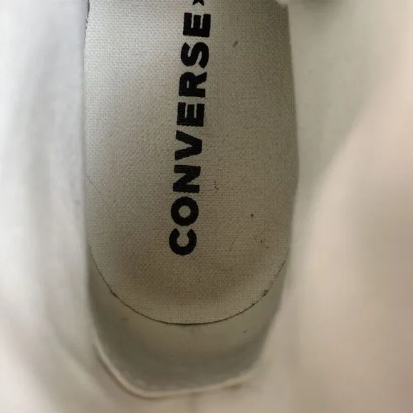 Converse Lift Hi Womens 9.5 Metallic Silver Sneakers Platform Casual Shoes