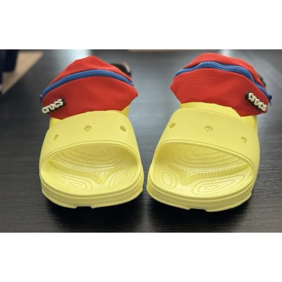 Crocs Men’s All Terrain Sandals With/ Pouch Size 13 New, Beach Casual Vacation