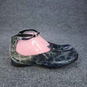 Cydwoq Instinct Shoes Womens Size 8.5 Blue Leather Casual Strap Flat Shoes USA