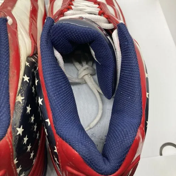 DaDa Supreme CDUBBZ  Men's Size 14‎ Chris Webber American Flag Shoes Sneakers